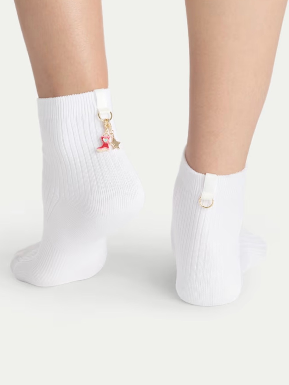 Bombas x Susan Alexandra Charms Anklet Quarter Socks | Size Small NWT - Picture 5 of 11